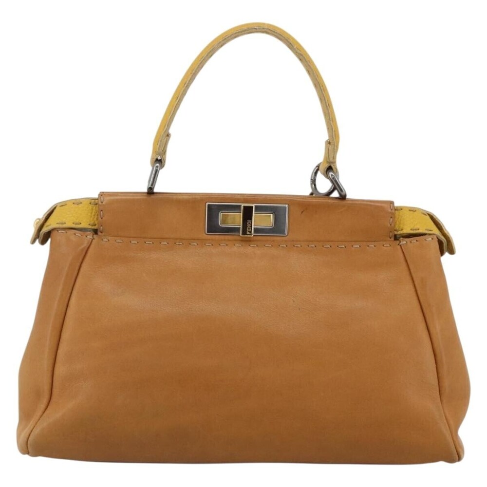 Fendi Selleria Peekaboo Rigid Leather Regular
